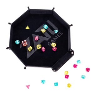 Plateau à dés roulant pliable pour donjons et dragons octogonaux <span class=keywords><strong>Top</strong></span> Fashion pour le stockage des dés - Product Image 2