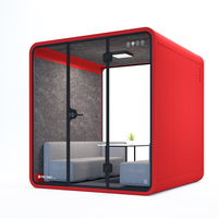 Cabina Telefónica Insonorizada con Reducción de Ruido, Privacidad, Aislamiento Acústico, Espacio de Descanso, Cabina para Dormir, Sala de Conversación Acústica para Reuniones y Trabajo