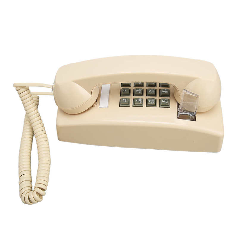 Telefono con filo, telefono a doppia funzione montabile da tavolo/a