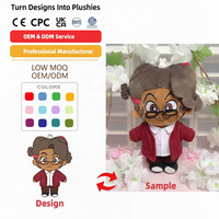 Muñecos de Peluche Personalizados, Muñecos Adorables con Diseño de Lobo y Temática Forestal, Artículos de Atracción, Tortugas Ninja, Llavero de Peluche Personalizado Marujana