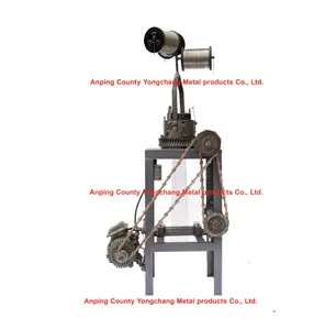 Stainless steel threads wire knit cord head weaving machine