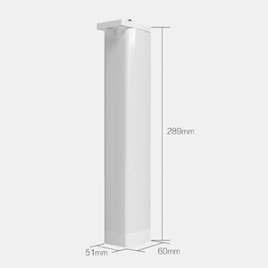 Белый канальный плоский занавес, потолочный моторизованный рельс, рельс для занавесок, поддерживаемый на заказ промышленный ветровой занавес - Product Image 4