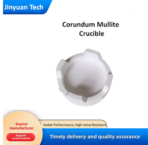 Creuset en céramique d'alumine, plateau industriel pour la fusion du verre, matériau réfractaire en cordiérite et mullite - Product Image 6