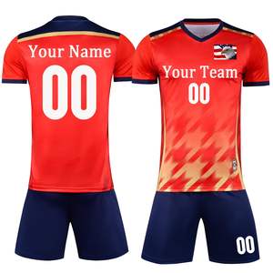 Maglia da Calcio Personalizzata OEM, Stampa Digitale, Set Completo, Asciugatura Rapida, Spandex/Poliestere, Estiva, Collo a O, Aderente con Tasche - Product Image 4