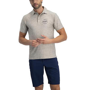 Venta al por mayor logotipo personalizado transpirable Spandex de secado rápido Running Performance camisas de manga corta para hombres Polo de Golf - Product Image 6