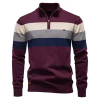 Vente de gros Nouveau pull hiver hommes respirant anti-rides ODM avant avec logo ouvert col poitrine Pull