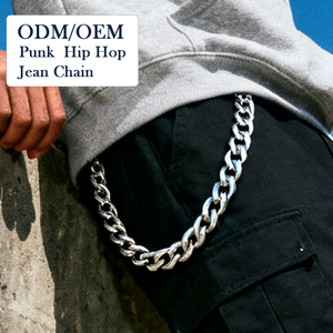 Odm/oem אודם כבד מותאם אישית שרשרת ארנק עבור גברים פאנק רוק אביזרים היפ הופ - Product Image 1
