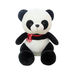 Classico <span class=keywords><strong>Panda</strong></span> Bianco e <span class=keywords><strong>Nero</strong></span> di Peluche con Abito Lavorato a Maglia con Pompon - Product Image 6