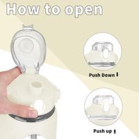Bouteille d'eau Offre Spéciale de 74oz 2,2 L avec paille et poignée Bouteille d'eau étanche avec marqueur de temps de motivation avec manchon en silicone