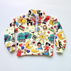 Felpe <span class=keywords><strong>con</strong></span> Mezza <span class=keywords><strong>Zip</strong></span> in Flanella per Bambini <span class=keywords><strong>con</strong></span> Motivi Casuali, Vendita all'Ingrosso, Spedizione Rapida, Unisex, Stampa Cartoon, Logo Personalizzato - Product Image 2