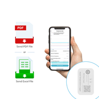 Capteur de température de la chaîne du froid de localisation intérieure IoT Enregistreur de données sans fil Bluetooth Ble Enregistreur de données de température d'actifs