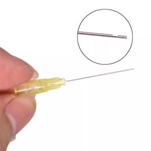 100 Uds aguja de irrigación Dental Endo 25G/27G/30G puntas de jeringa desechables un orificio lateral - Product Image 6