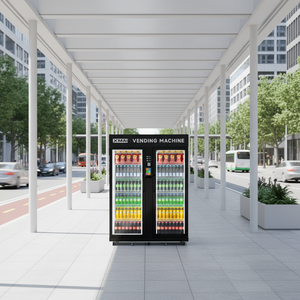 Distributeur automatique XMAI 1500L grande capacité avec technologie de reconnaissance IA, double porte, qualité commerciale, réfrigéré, réseau 5G, télécommande - Product Image 1
