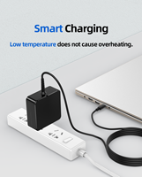 Vendez le meilleur chargeur d'ordinateur portable 65W chargeur adaptateur secteur avec embouts de type C pour appareil électronique ordinateur portable