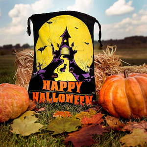 Bolsas de Regalo Reutilizables al por Mayor para Halloween, Bolsas de Regalo para Fiestas, Bolsas de Dulces con Cordón - Product Image 4