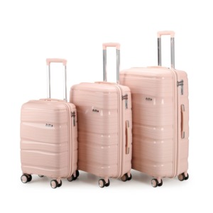 <span class=keywords><strong>Valise</strong></span> de voyage de luxe unisexe tendance personnalisable à double roue roulette PP <span class=keywords><strong>rigide</strong></span> personnalisée en usine - Product Image 2