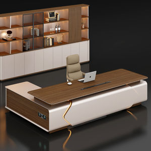 Escritorio ejecutivo de nuevo estilo para el presidente de Foshan Factory. Escritorio de ordenador moderno y de moda para la oficina del líder. - Product Image 3