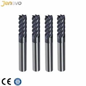 Fraises en bout carrées à 6 cannelures personnalisables outils de CNC <span class=keywords><strong>fraise</strong></span> en bout en carbure monobloc outil de coupe CNC <span class=keywords><strong>pour</strong></span> <span class=keywords><strong>fraise</strong></span> à métaux mèches de routeur - Product Image 1