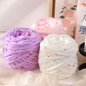 Sợi len <span class=keywords><strong>Chenille</strong></span> nhiều màu sắc, chất liệu polyester, bán chạy của Charmkey, dùng để đan tay - Product Image 4