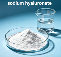 3KDA Sodium Hyaluronate Kelas Makanan, Bubuk HA Larut Air yang Digunakan dalam Minuman & Tablet Kesehatan Kulit & Mulut