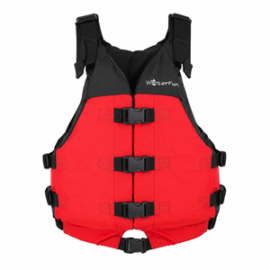 Chaleco <span class=keywords><strong>Salvavidas</strong></span> Waterfun de Espuma NBR PVC 100N con Certificación CE para Adultos, para Rafting, Kayak, Parque Acuático, Venta al Por Mayor, Logotipo OEM - Product Image 1