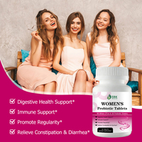 Tabletas Probióticas para Mujeres Más Vendidas, Enzimas Digestivas, Prebióticos, Arándano Rojo, Salud del Tracto Urinario y Vaginal, Apoyo para la Vejiga