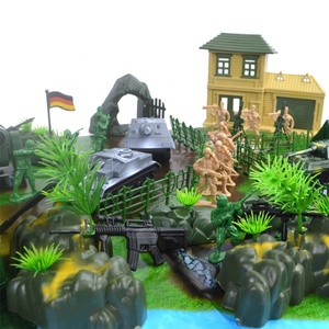 Vente en gros 130 pièces jouets militaires figurines d'action Mini jouet armée hommes ensemble de jeu - Product Image 2