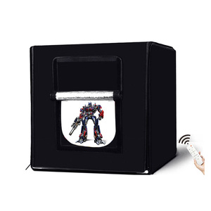 Kit de <span class=keywords><strong>boîte</strong></span> <span class=keywords><strong>à</strong></span> lumière pour photographie télécommandée 16 "40W 3200k-6500k tente de prise de vue Mini accessoires de <span class=keywords><strong>studio</strong></span> <span class=keywords><strong>photo</strong></span> <span class=keywords><strong>boîte</strong></span> de <span class=keywords><strong>studio</strong></span> pliable - Product Image 1