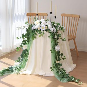 Enredaderas artificiales de hiedra Meiduo Flower Industry de 180 cm, ramas individuales verdes para decoración de chimeneas, alféizares de ventana y oficinas. - Product Image 3