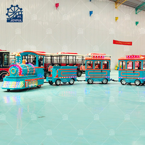 Train sans rails à faible investissement et à rendement élevé |   Train électrique touristique de 24 places |   Équipement de divertissement à récupération rapide - Product Image 3