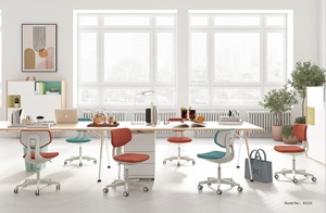 Sedia da Laboratorio di Scienze con Ruote e Altezza Regolabile, Arredamento per Laboratori Informatici, Prezzo - Product Image 6