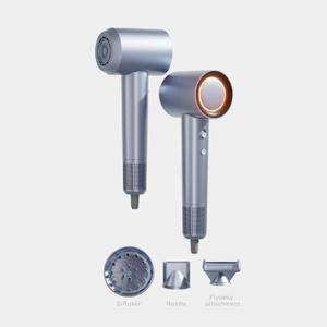 Secador de pelo eléctrico <span class=keywords><strong>Creade</strong></span> 1600W con Motor sin escobillas de alta velocidad 110000 RPM plástico de iones negativos para uso doméstico viaje Hotel - Product Image 1