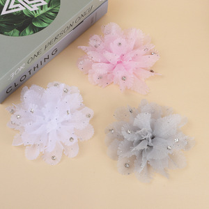 Yupu Mesh Rhinestone Flower Flatback DIY Jewelry Accessories For Clothing <b>Shoe</b> <b>Decorations</b> - Product Image 3