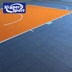Baldosas Modulares de PP para Canchas de Baloncesto Portátiles, Baldosas Encajables para Canchas de Baloncesto Profesionales 3x3 con Absorción de Impactos - Product Image 2