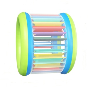 PVC <b>Inflatable</b> Rolling Wheel 73*65 Inch Multi Colors <b>for</b> Kids <b>Pool</b> Lake Backyard Lawn Active Outdoor Play - Product Image 1