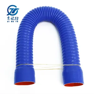 hot sale real factory China supplier flexible soft braided silicone rubber hose
