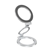 Support magnétique double face OEM ODM pour téléphone, support magnétique pliable avec anneau, béquille de téléphone portable personnalisable avec logo