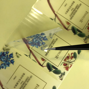 <b>Waterproof</b> Transparent Cosmetic Private Label Clear Label Clear Cosmetic <b>Sticker</b> Cosmetic Private <b>Sticker</b> Manufacturer - Product Image 3