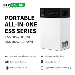 תחנת כוח ניידת 300W 896Wh גנרטור סולארי סוללת LiFePO4 ערכת סוללות לקמפינג חיצוני, גיבוי חירום ואחסון אנרגיה - Product Image 4