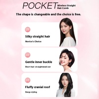 Lisseur de cheveux sans fil rechargeable en gros, nouveau, mini lisseur de cheveux portable, ne dommage pas les cheveux
