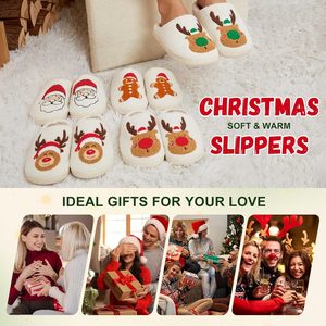 Alfombra de Felpa Cálida para Otoño e Invierno, para Hombre y Mujer, con Diseño de Hombre de Jengibre, Árbol de Navidad, Papá Noel, Alce y Reno, de Tela de Algodón y Forro Polar - Product Image 4
