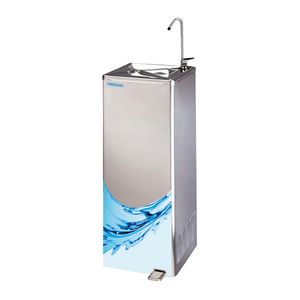 Bebederos de <span class=keywords><strong>Agua</strong></span> Independientes de Acero Inoxidable con Dispensador de <span class=keywords><strong>Agua</strong></span> Fría Operado con Pedal para Uso en Hospitales y Exteriores - Product Image 1