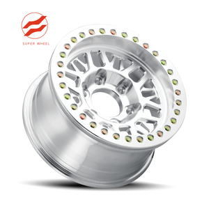 ล้อรถบรรทุกอะลูมิเนียมแบบ Beadlock ขนาด 17x9J 18x9J สำหรับรถแข่ง Drag Racing F-150 Ram 2500  6x139.7 8x170 - Product Image 2