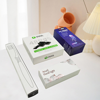 Boîte à rabat en papier recyclable haut de gamme avec impression CMJN pour l'emballage de kits de résine UV DIY et de kits de maintenance électronique