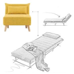 Sofá Cama Plegable Moderno, Pequeño, Individual, de Lujo y Cómodo para Sala de Estar, Precio Económico de Fábrica - Product Image 2