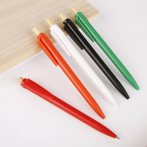 Stylo à bille écologique avec logo personnalisé, design sportif en bois de bambou, largeur d'écriture de 1.0mm, RABS RPET promotionnel pour les cadeaux - Product Image 4