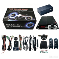 CARQSENG Démarreur à distance pour voiture Porsche Cayenne, entrée sans clé, GPS/GSM, démarrage/arrêt par bouton-poussoir, contrôle par application, système PKE 12V