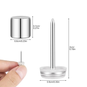 Puntina magnetica a caldo Magnetic con puntina da disegno magnetica al neodimio con perno a spinta Poster e appendini per pareti <span class=keywords><strong>bacheca</strong></span> - Product Image 2