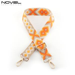 Sangle de sac en polyester écologique faite à la main, réglable, de 38 mm, en forme de diamant, pour sac à bandoulière, sac à main, sac à bandoulière, promotionnel - Product Image 3