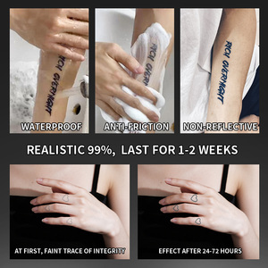 <span class=keywords><strong>Tatouage</strong></span> temporaire Simple Hearts, <span class=keywords><strong>tatouage</strong></span> semi-permanent, imperméable, résistant <span class=keywords><strong>à</strong></span> la transpiration, dure 2 semaines, <span class=keywords><strong>tatouage</strong></span> réaliste pour le bras et le corps - Product Image 5